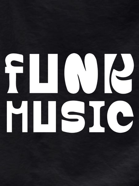 Funk Music Bold Block Letters
