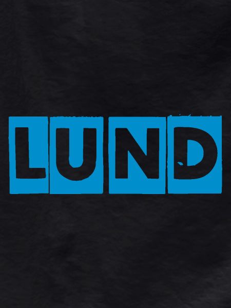 Lund – Blaues Textdesign