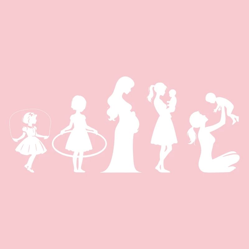 Evolution Mama Muttertag kind Familie