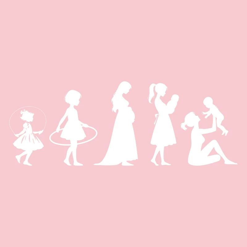 Evolution Mama Muttertag kind Familie