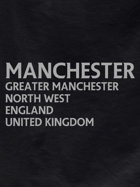 Manchester – England Lyric Design
