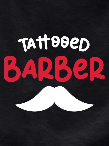 Tattooed Barber Mustache Design