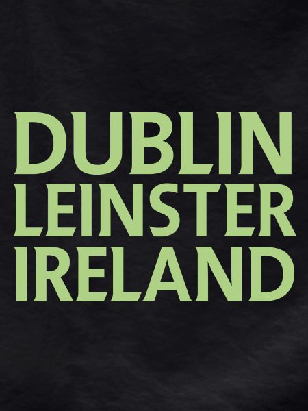 Dublin – Ireland Textdesign