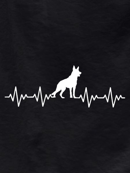 German Shepherd ECG Heartbeat