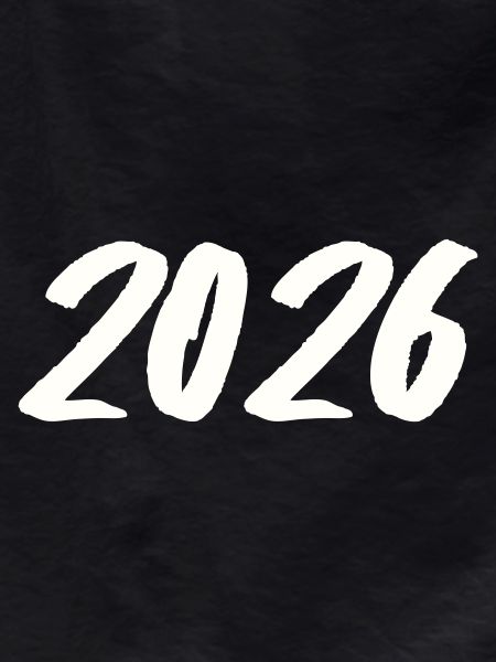 Year 2026 Brushstroke