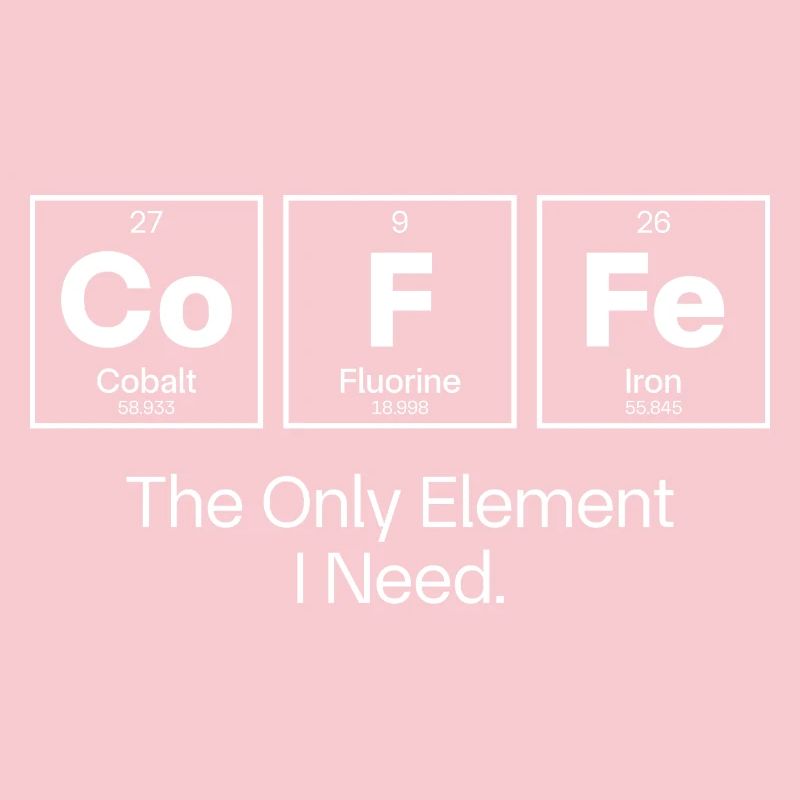 Kaffee ist das einzige Element, das ich brauche