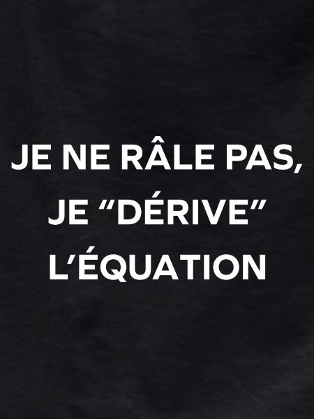Derives the equation tee