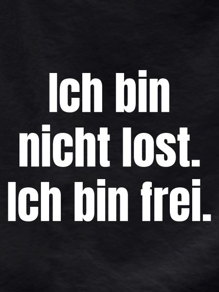 I'm not detached, I'm free