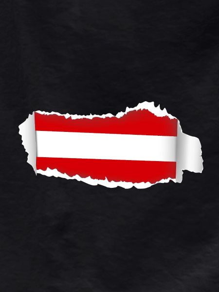 Cracked Austria Flag