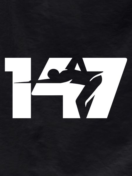 147 Snooker Icon (White)