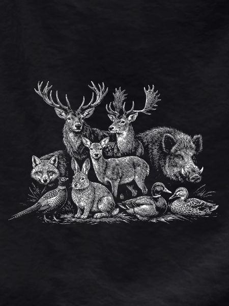 Forest Dwellers Silhouette Scene