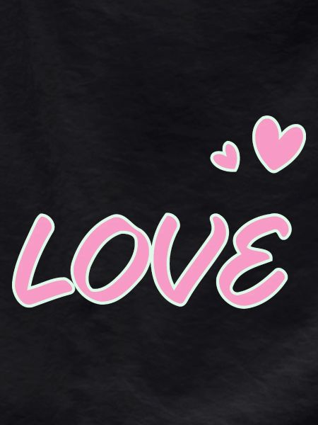 Pastel Love and Drawn Hearts