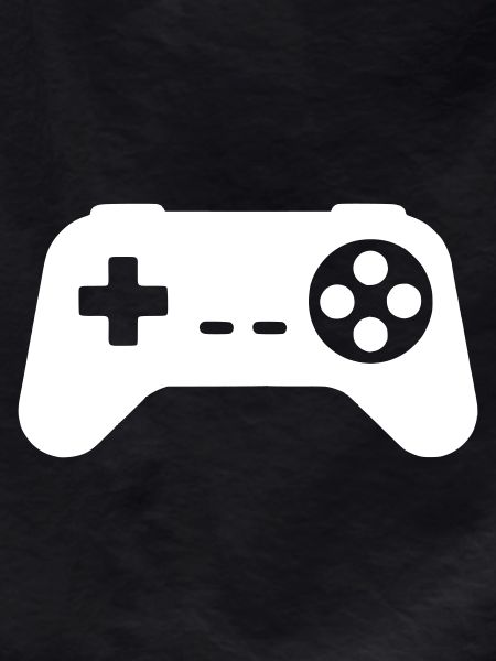 Retro Gamepad Silhouette