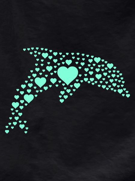 Dolphin Heart Pattern
