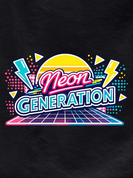 Neon Generation Retro Vibe