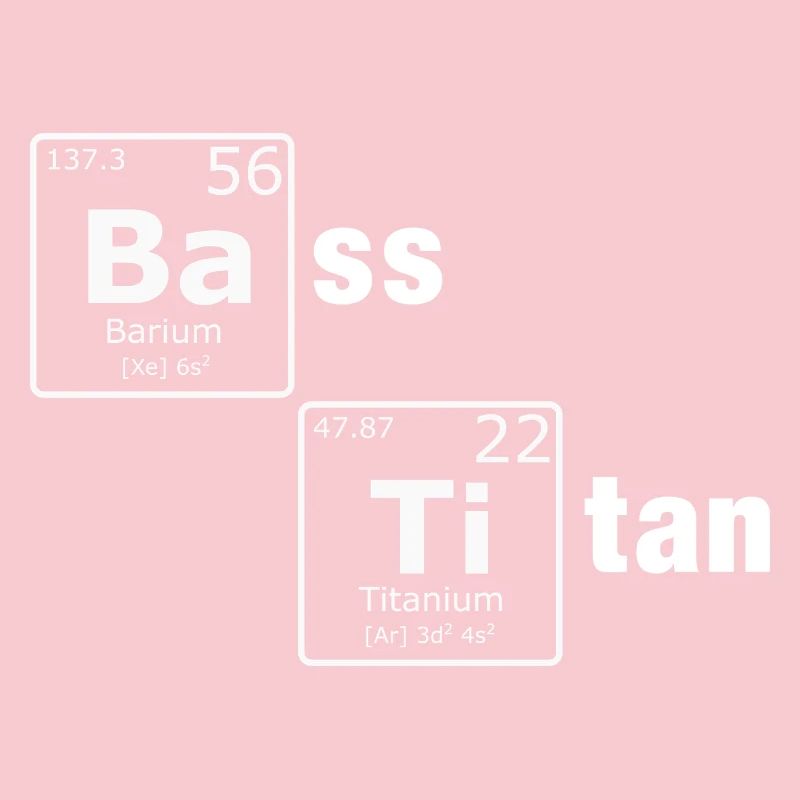 Bass Titanium Periodic Table Elements Nerd