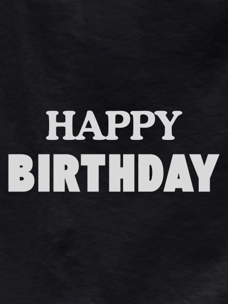 Happy Birthday