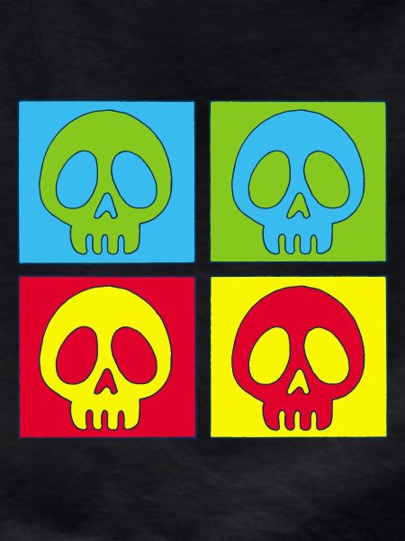Skulls and four-colour printing