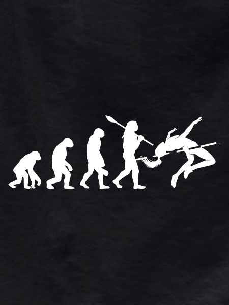 Hochsprung-Evolution-Athleten-Silhouetten-Kunst