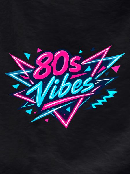 80s Vibes Neon Retro