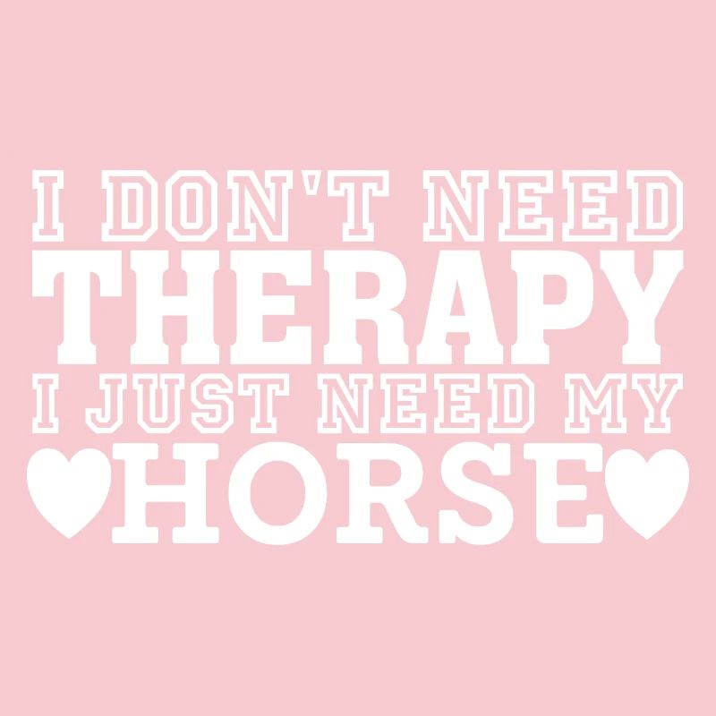 Pas de thérapie, juste un cheval