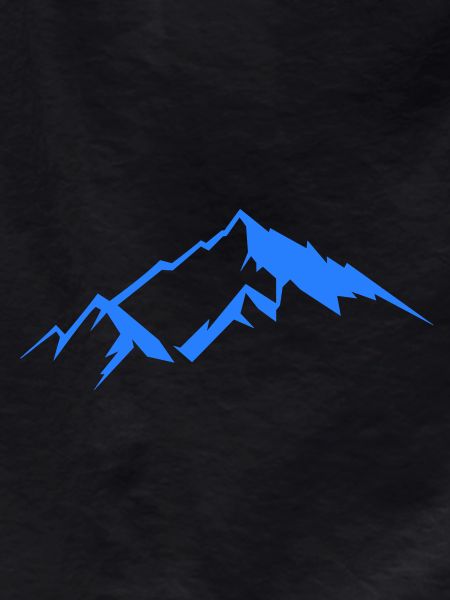 Blue Mountain Silhouette Panorama