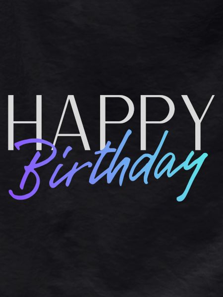 Bon anniversaire