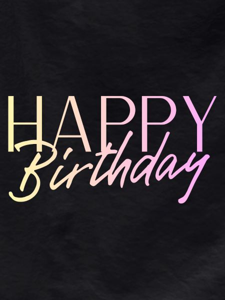 Happy Birthday