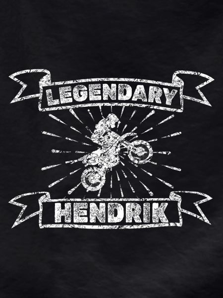 Hendrik as a biker
