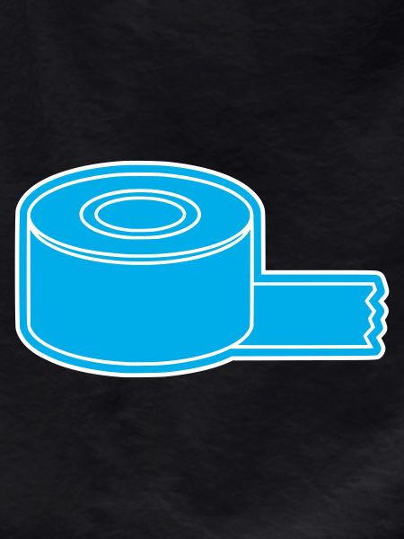 Adhesive Tape Roll Outline