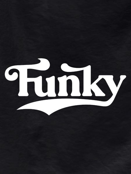 Funky Retro Script Logo
