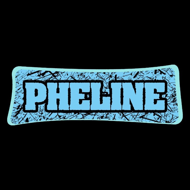Phline Graffiti Font Blue