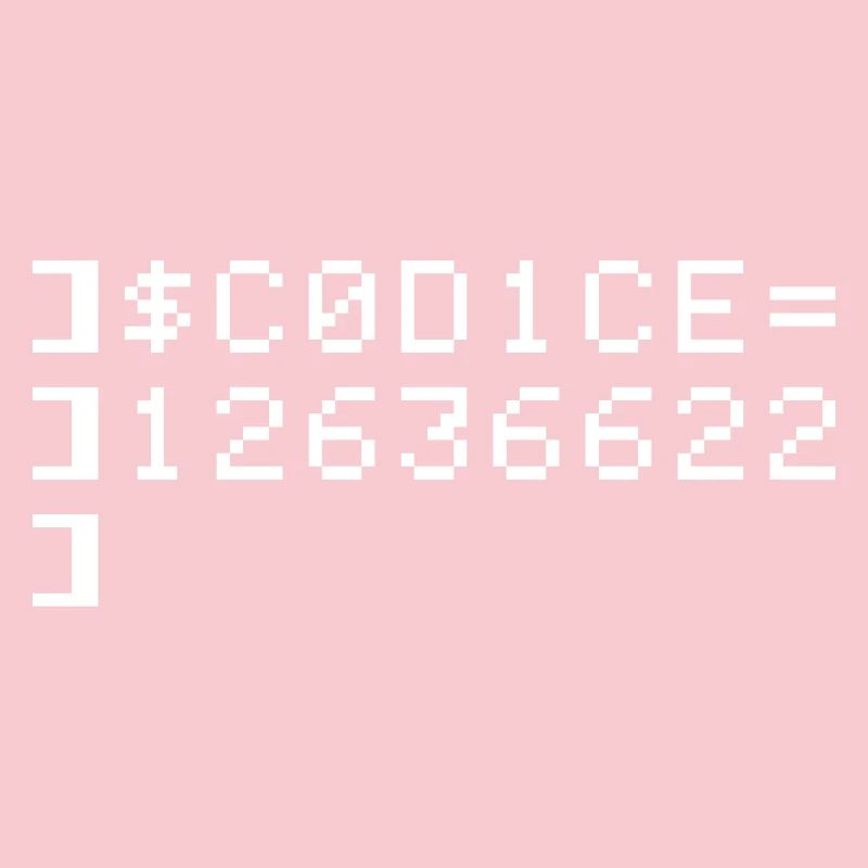 C0D1CE Codice 8-Bit Esadecimal Code Nerd Pix