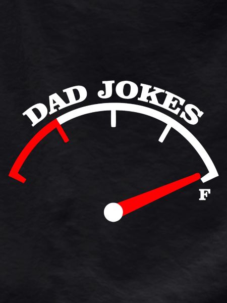 Dad Jokes Meter Tee Design