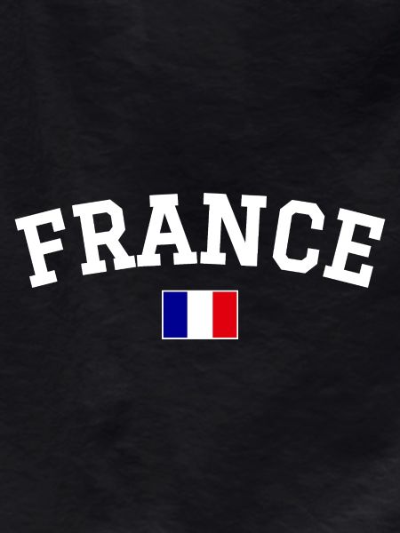 France Flag Design White