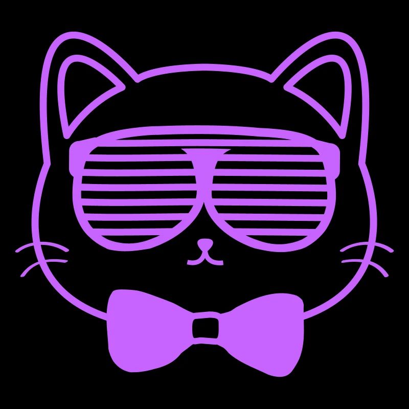Chat avec des lunettes de soleil