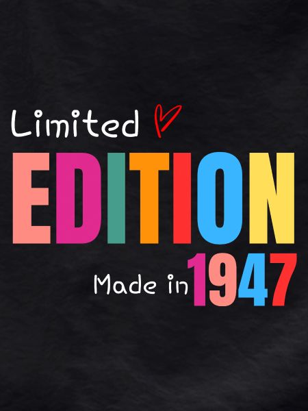 Limited edition Made in 1947