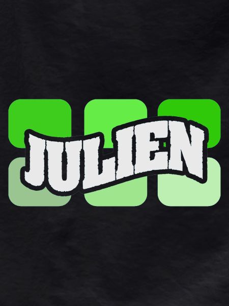 Julien Graffiti Neon Logo