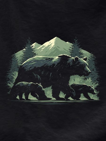 Bear Trail in Pine Dawn