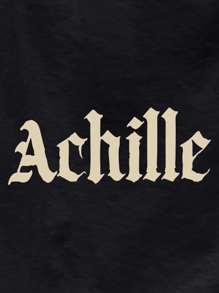 Écriture gothique d’Achille