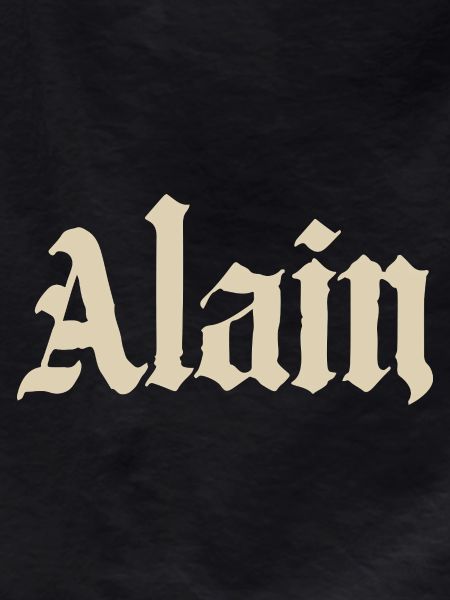 Alain Gothic Lettering Beige