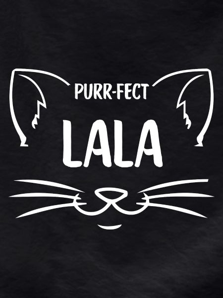 Purrrfect Lala Cat Graphic