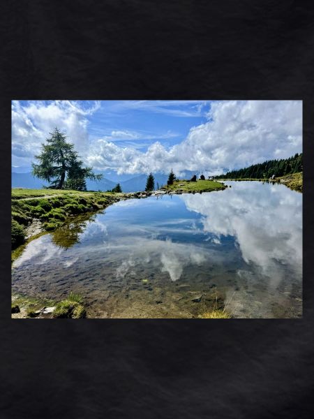 Alpensee Spiegelbild Panorama