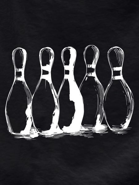 Bowling Pins Drawing