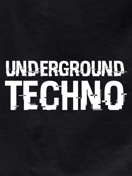 Underground-Techno-Glitch-Typografie