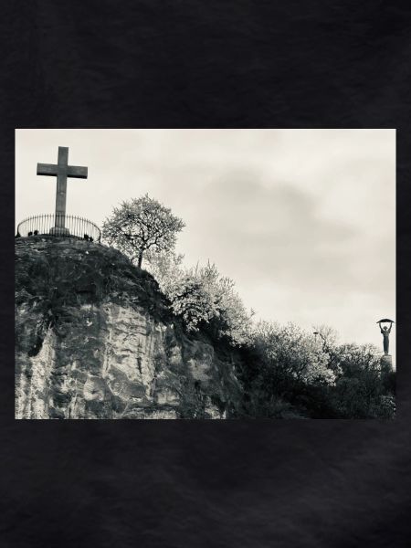 Stone Hill with Cross