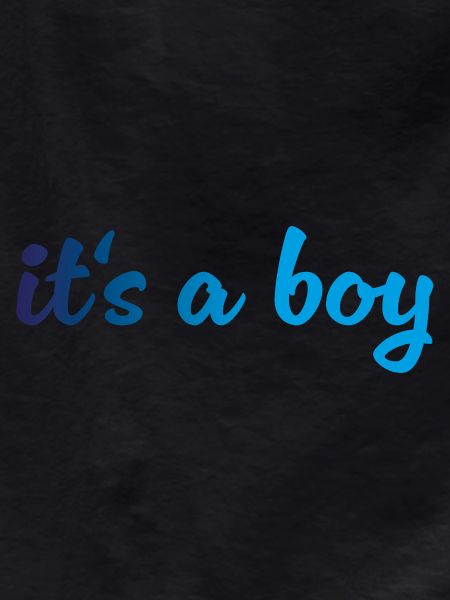Its a Boy Gradient Blau