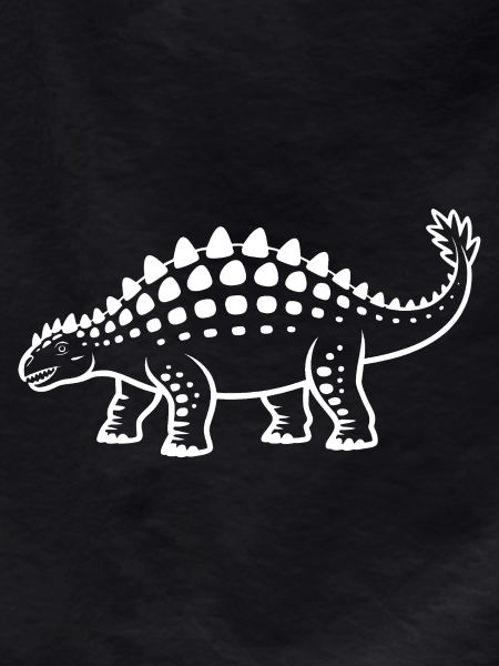 Stegosaurus Silhouette Muster