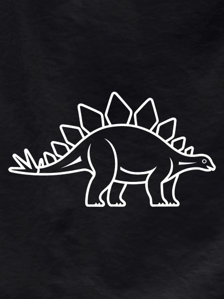Stegosaurus Linienkunst