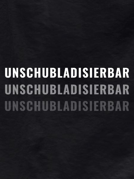 Unschubladisierbar Typo Statement